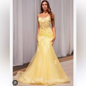 Baby yellow Gown